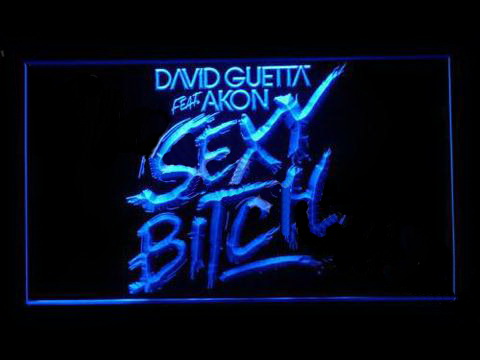 David Guetta Feat Akon Sexy Bitch LED Neon Sign